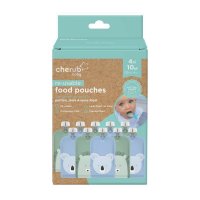 Cherub Baby 婴儿辅食储存袋 动物印花 120ml 10个装