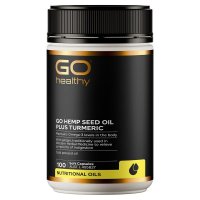 GO Healthy 大麻籽油+姜黄 100粒