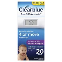 Clearblue 高级数字双激素排卵测试 20支
