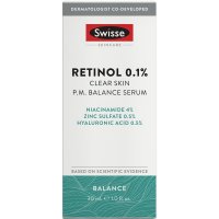 斯维诗 Swisse 0.1%视黄醇净肤晚间平衡精华 30ml
