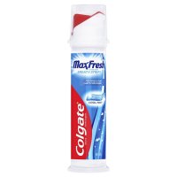 高露洁 Colgate 劲爽冰凉薄荷按压式牙膏 130g