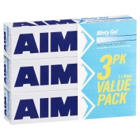 Aim 薄荷凝胶牙膏 3支装