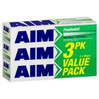 Aim 清新薄荷牙膏 超值3支装