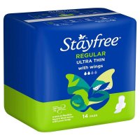 Stayfree 超薄日用护翼卫生巾 14片