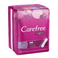Carefree 娇爽 经典卫生护垫 沐浴清新香型 30片