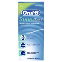 Oral B 欧乐B Superfloss 预剪牙线 50根装