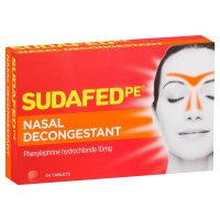 Sudafed PE 鼻塞缓解片 24片