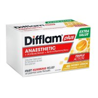 Difflam 无糖蜂蜜柠檬润喉含片 48粒