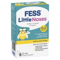 Fess Little Noses 婴儿生理盐水滴鼻液 +吸鼻器 25ml
