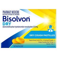Bisolvon 干咳润喉糖 蜂蜜青柠味 20粒