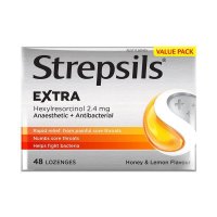 Strepsils Extra Lozenges Honey & Lemon 48 Pack