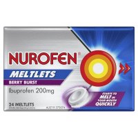 Nurofen 诺洛芬 Meltlets 布洛芬止痛口溶片 莓果味 200mg 24片