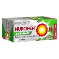 Nurofen 诺洛芬 Zavance 布洛芬速效止痛片 256mg 96片