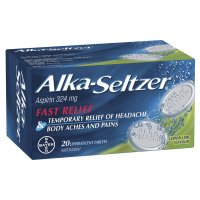 Alka-Seltzer 泡腾片 柠檬青柠味 20片
