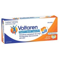 扶他林 Voltaren Rapid 双氯芬酸钾12.5mg止痛软胶囊 20粒