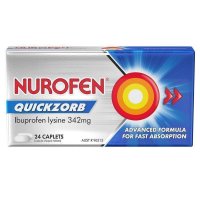 Nurofen Quickzorb 布洛芬赖氨酸盐342mg止痛片 24片