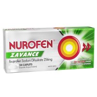 Nurofen Zavance 速效布洛芬256mg止痛片 24片