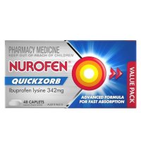 Nurofen Quickzorb 布洛芬赖氨酸盐342mg止痛片 48片