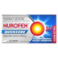 Nurofen Quickzorb 布洛芬赖氨酸盐342mg止痛片 96片