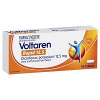 扶他林 Voltaren Rapid 双氯芬酸钾12.5mg止痛片 10片