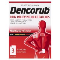 Dencorub Pain Relieving Heat Patch 3 Pack