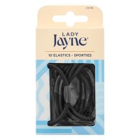 Lady Jayne 强力发圈(粗)黑色 10个装