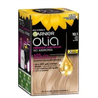Garnier 卡尼尔 Olia 10.1 浅灰金色 无氨永久染发膏