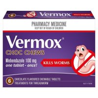 Vermox 驱虫巧克力咀嚼片 6片