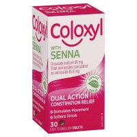 Coloxyl & Senna 多库酯钠番泻叶通便片 30片