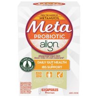 Metamucil Align 每日益生菌纤维胶囊 63粒