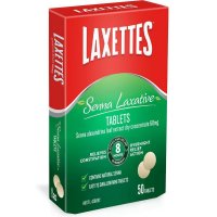 Laxettes 番泻叶通便片 12mg 50片