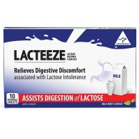 Lacteeze 乳糖酶咀嚼片 10片