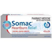 Somac Heartburn Relief 20mg Tablets 7