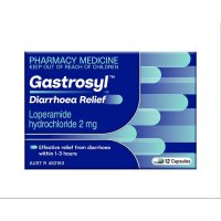 Gastrosyl 洛哌丁胺止泻胶囊 2mg 12粒