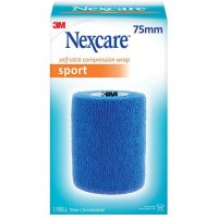 Nexcare 自粘弹性压力绷带 75mm 蓝色