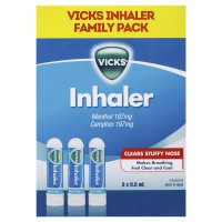 Vicks 通鼻吸入棒 三支装 3 x 0.5mL