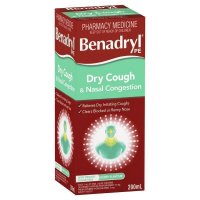 Benadryl PE 干咳兼通鼻糖浆 不嗜睡 莓果味 200mL