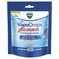 Vicks 维克斯 超强薄荷润喉含片 30粒