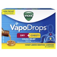 Vicks 维克斯 干咳有痰咳嗽润喉含片 24粒