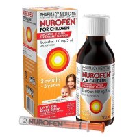Nurofen 儿童布洛芬退烧止痛口服液 100mg/5mL 草莓味 200mL