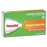 Panadol 必理通 扑热息痛栓剂 500mg 10粒