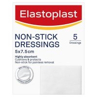 Elastoplast 防粘连伤口敷贴 7.5x5cm 5片
