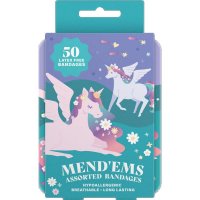 MendEms 独角兽图案创可贴 铁盒装 50片
