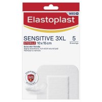 Elastoplast 敏感肌无痛创伤敷贴 3XL 10x15cm 5片装