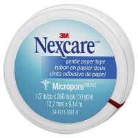 Nexcare Micropore 温和微孔纸质医用胶带 白色 12.7mm x 9.14m