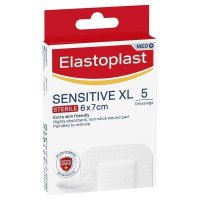 Elastoplast 敏感肌无痛创伤敷贴 XL 6x7cm 5片装