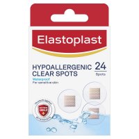 Elastoplast 敏感肌透明低敏圆形创可贴 24片装