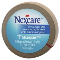 Nexcare Micropore 温和微孔纸质医用胶带 肤色 12.7mm x 9.14m