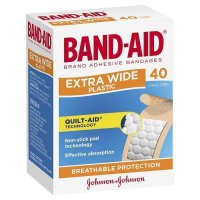 Band-Aid 邦迪 加宽塑料创可贴 40片
