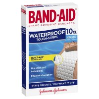 Band-Aid 邦迪 防水强韧创可贴 超大号 10片